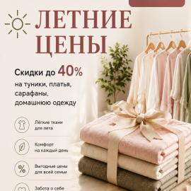 С 1 по 7 августа дарим скидки до 40%